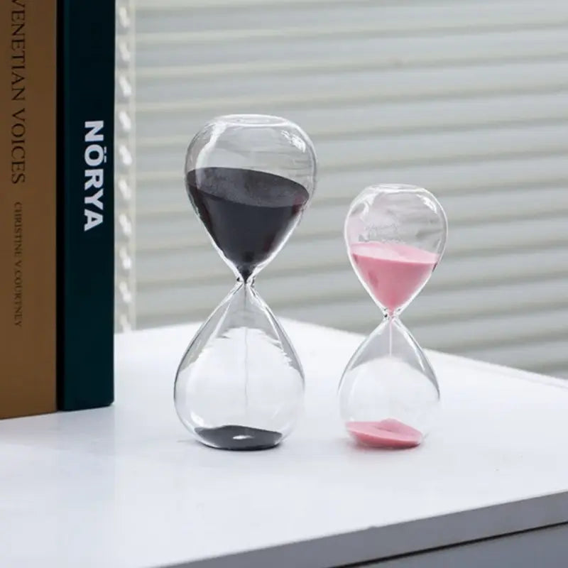 Hourglass Decorative Timer - Modern Colored Sand