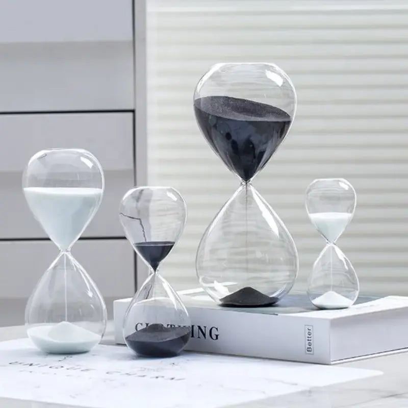 Hourglass Decorative Timer - Modern Colored Sand