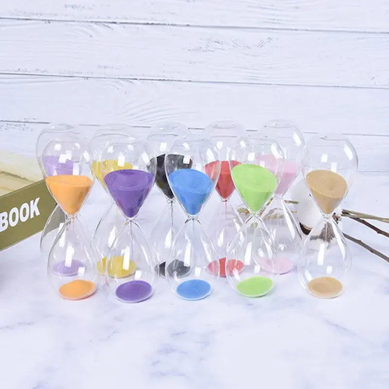 Hourglass Decorative Timer - Modern Colored Sand
