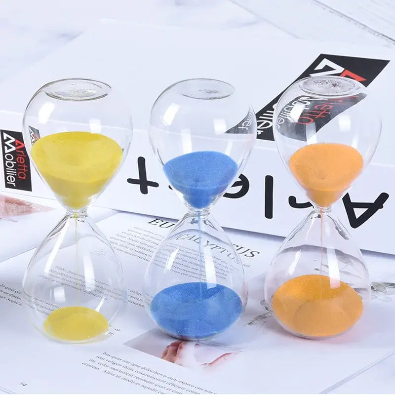 Hourglass Decorative Timer - Modern Colored Sand