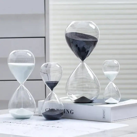 Hourglass Decorative Timer - Modern Colored Sand